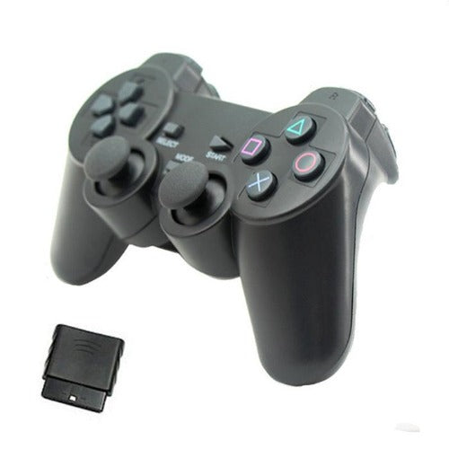 Wireless Vibraton Controller 3 in 1 Compatible with PS2, PS3 and PC