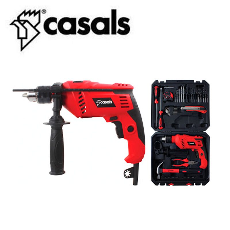 Casals Drill Impact  Plastic Red 50pc  Accessory 13mm  600W Pack Size 2