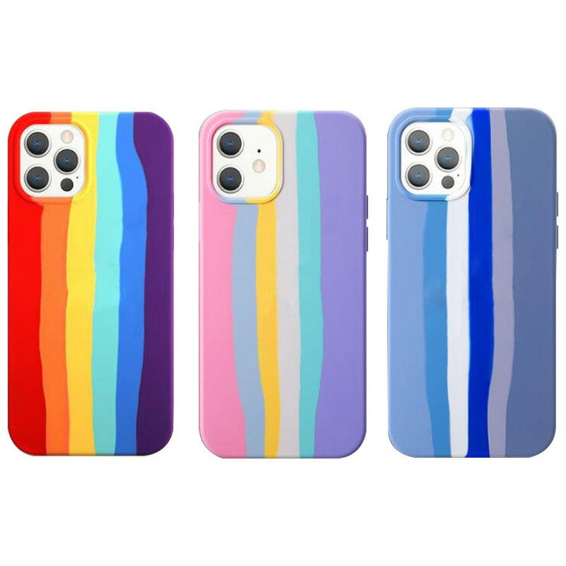 iPhone Rainbow Colored Silicon Cover
