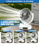 GD-8021  7" RECHARGEABLE FAN
