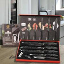 Black Stainless Steel Non Stick Knife 6 pcs