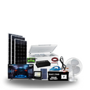 Solar system  with freezer & tv plus