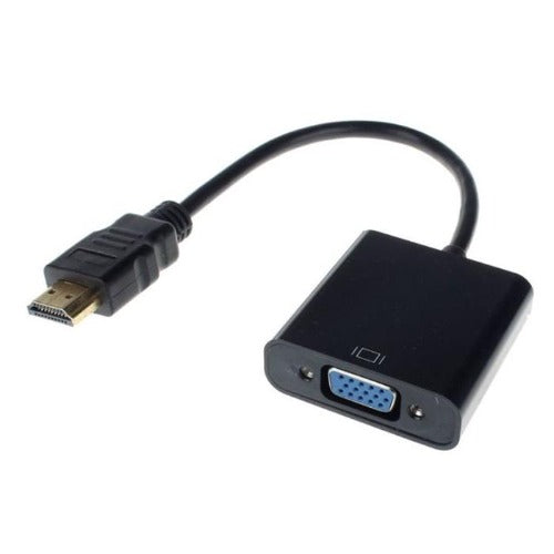 Input HDMI to VGA Output Cable Converter Adapter