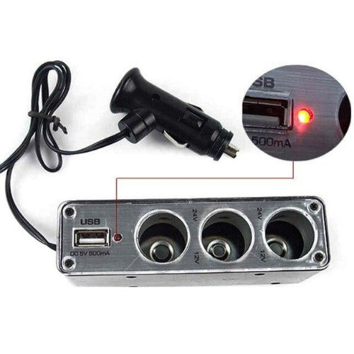 3in1 Car Socket