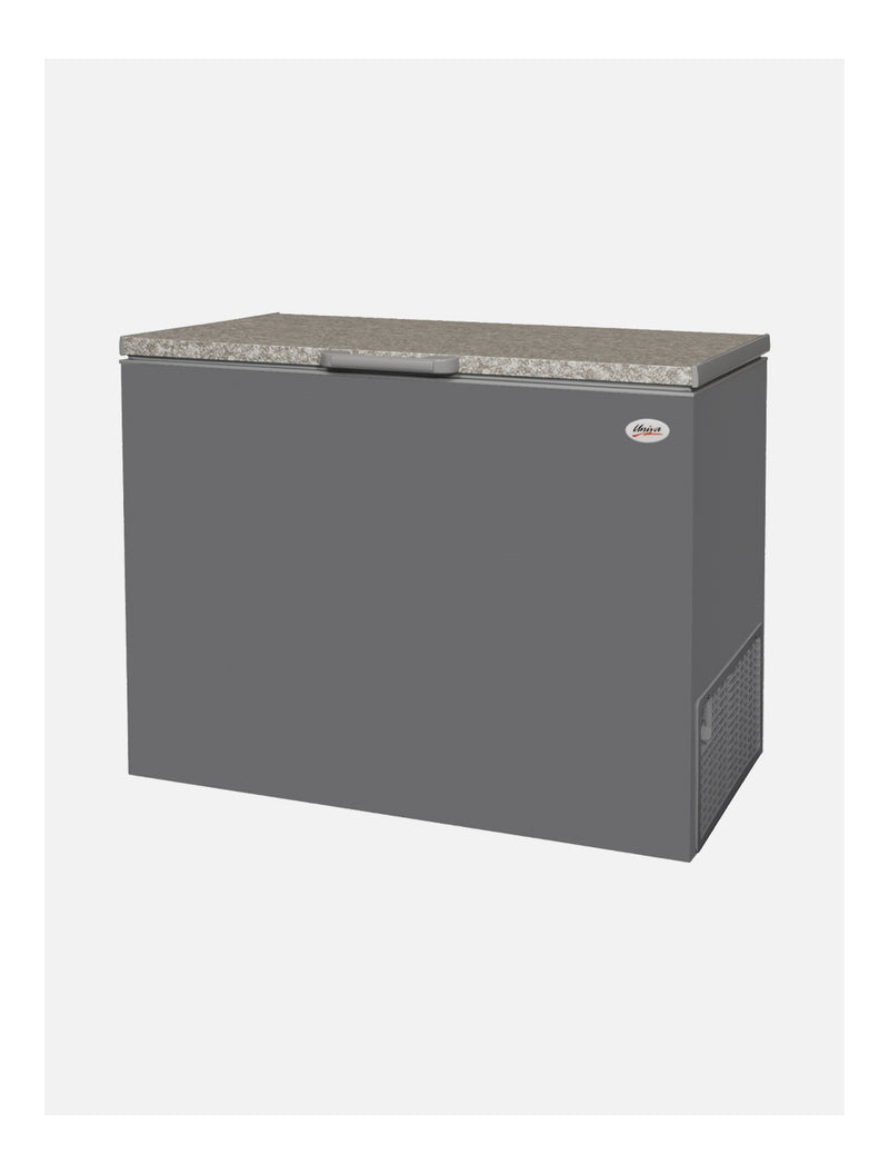 Univa 292lt Chest Freezer Metallic UC310M