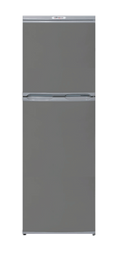 Univa 176lt Top Freezer Fridge Metallic UT185M