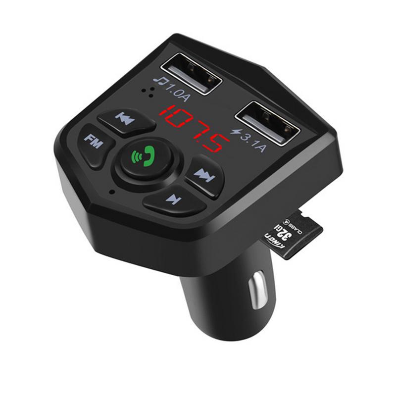 Car Kit FM Transmitter with Dual USB slots