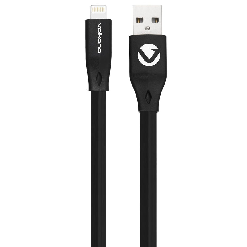 Volkano Slim Lightning Cable 1.2m Blk