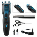 TAURUS Hair Clipper Cordless Stainless Steel Blue 4.8V "Nixus"