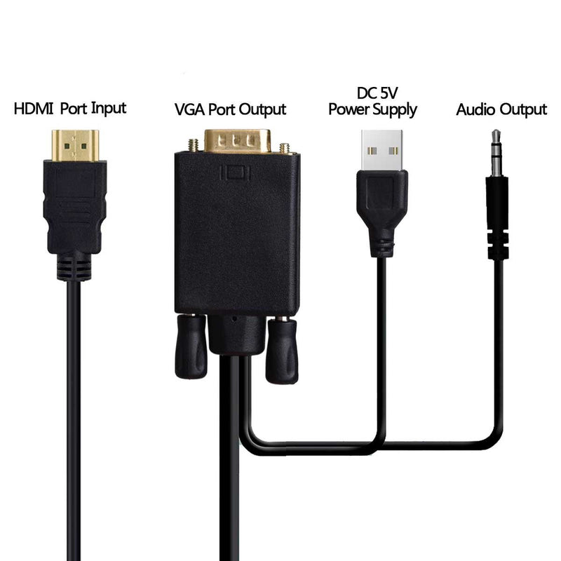 VGA to HDMI Cable