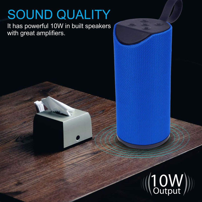 T&G G-113 Portable Bluetooth Speaker with Powerful Stereo Sound