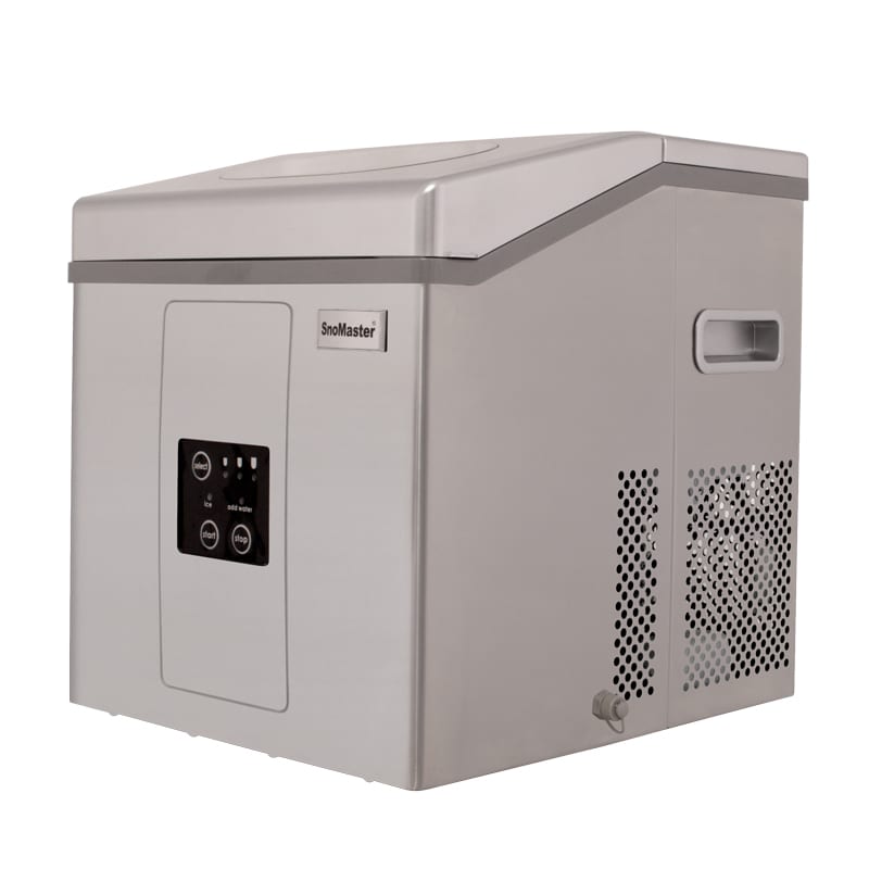 SnoMaster 15 Kg Portable Ice Maker-Stainless Steel (ZBC-15)