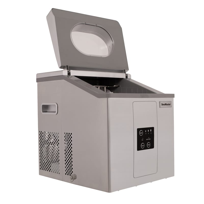 SnoMaster 15 Kg Portable Ice Maker-Stainless Steel (ZBC-15)