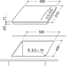 Whirlpool hob: 4 electric rings - AKM331/IX
