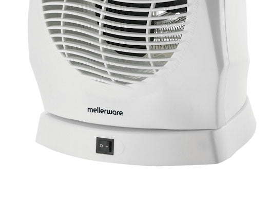 mellerware oscillating fan heater