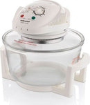 mellerware convection cooker adjustable temperature glass white 12l 1400w "turbo cook"