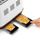 Morphy Richards Evoke Special Edition White and Rose Gold 4 Slice Toaster