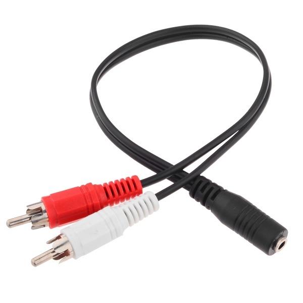 3.5mm to 2 RCA Cable