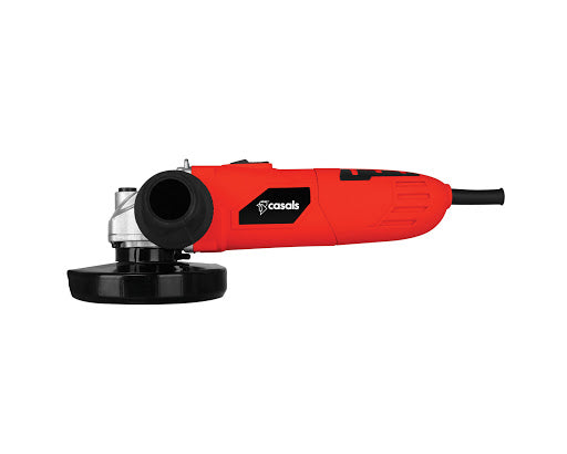 Casals Angle Grinder With Auxiliary Handle Plastic Red 115mm 500W