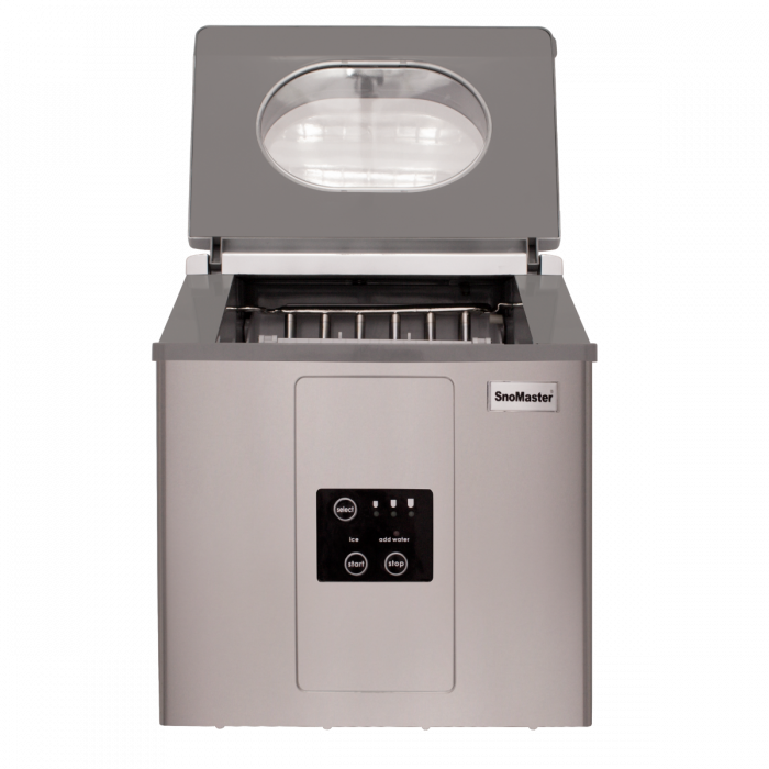 SnoMaster 15 Kg Portable Ice Maker-Stainless Steel (ZBC-15)